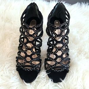 Alfani Heels Sandals  "Erias" 8 1/2M.    Black